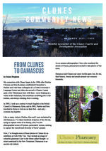 October 2023 Clunes Newsletter - Download NOW