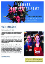December 2023 Clunes Newsletter - Download NOW