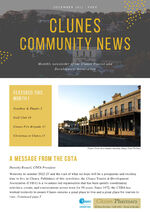 December 2022 Clunes Newsletter - Download NOW